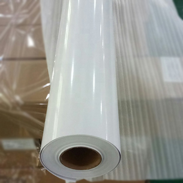 Self Adhesive Glossy Vinyl Wall Wrap 100mic 30N/Inch Wall Graphics Vinyl